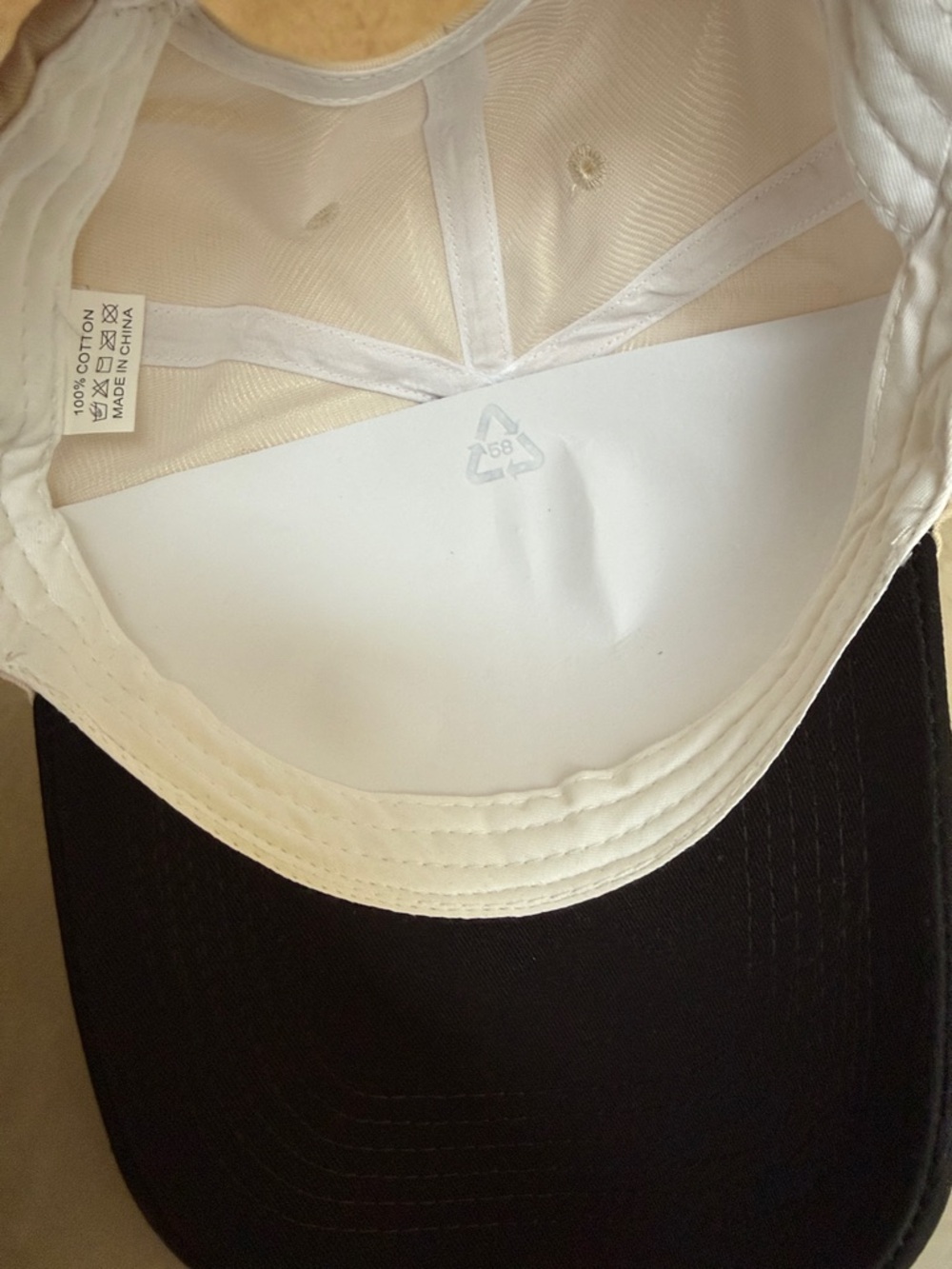 Jesus Saves I Spend Embroidered Trucker Hat Black & Cream Adjustable NWT - Picture 6 of 6